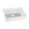 Ruvati 27 x 20 inch Drop-in Topmount Granite Composite Single Bowl Kitchen Sink Arctic White RVG1027WH - alternate 2